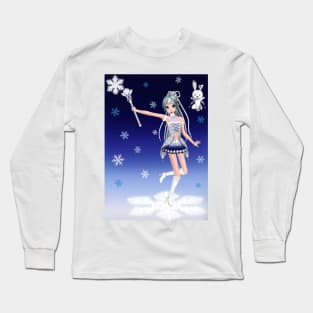 Snow Miku 2019 (Self Design) Long Sleeve T-Shirt